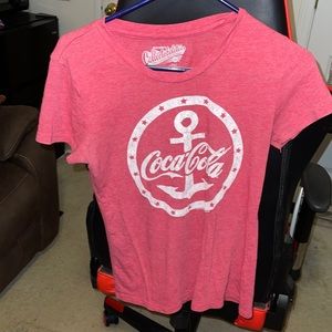Old Navy Collectabilitees tshirt, red and white, size small